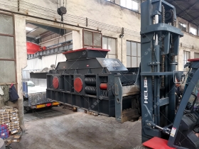1500x800大型半自动液压对辊泡芙短视频软件大全发货